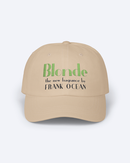 BLONDE EMBROIDERED DAD HAT