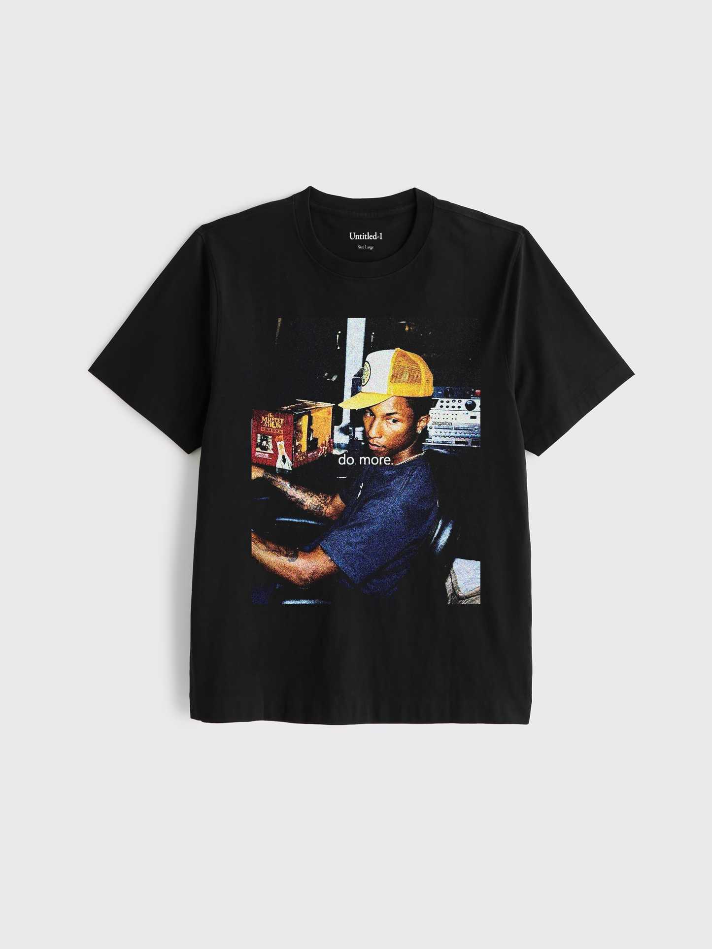 Do More Pharrell Black Tee