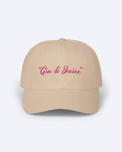 GIN & JUICE EMBROIDERED DAD HAT