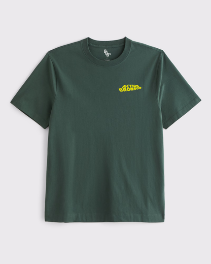 Action Bronson Comic Forest Green Tee