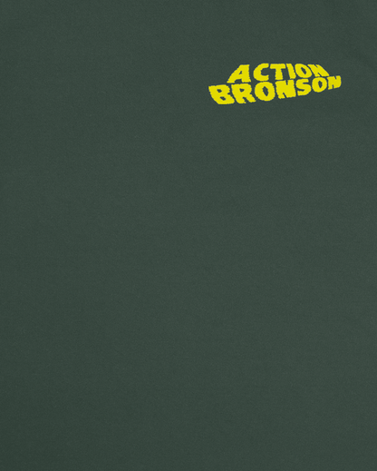Action Bronson Comic Forest Green Tee