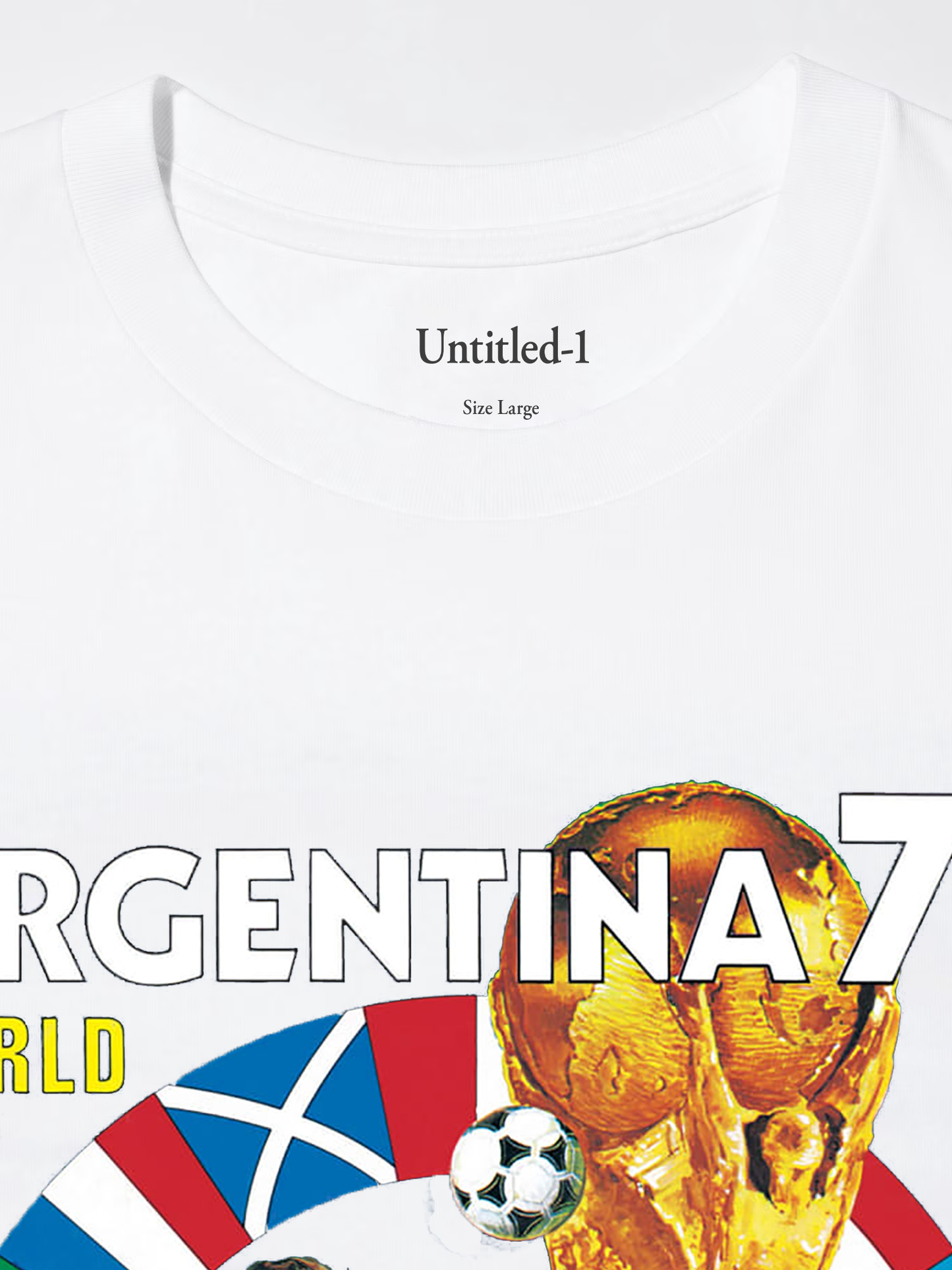 1978 World Cup Argentina White Tee