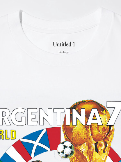 1978 World Cup Argentina White Tee