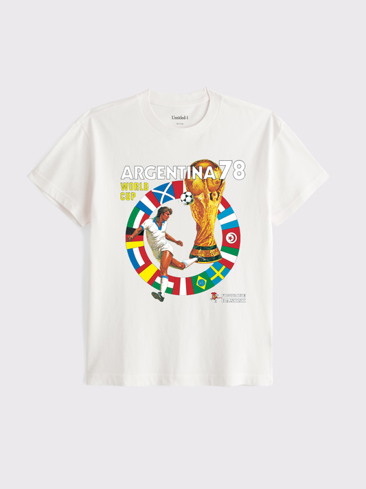 1978 World Cup Argentina White Tee