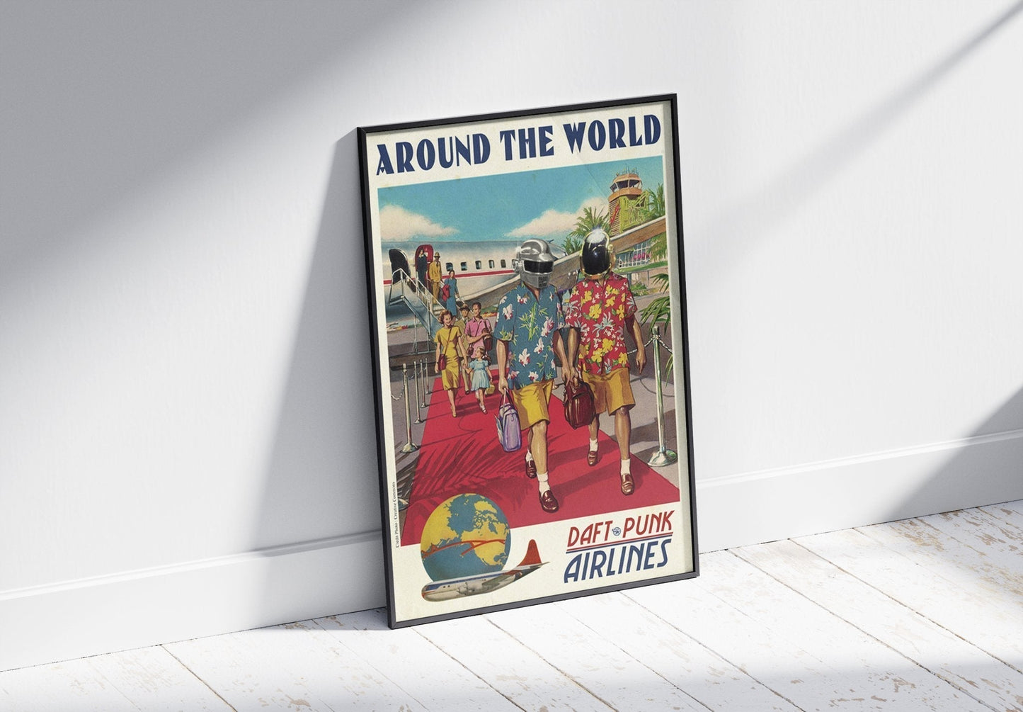 Around The World Vintage Advertising Style Poster - 808's
