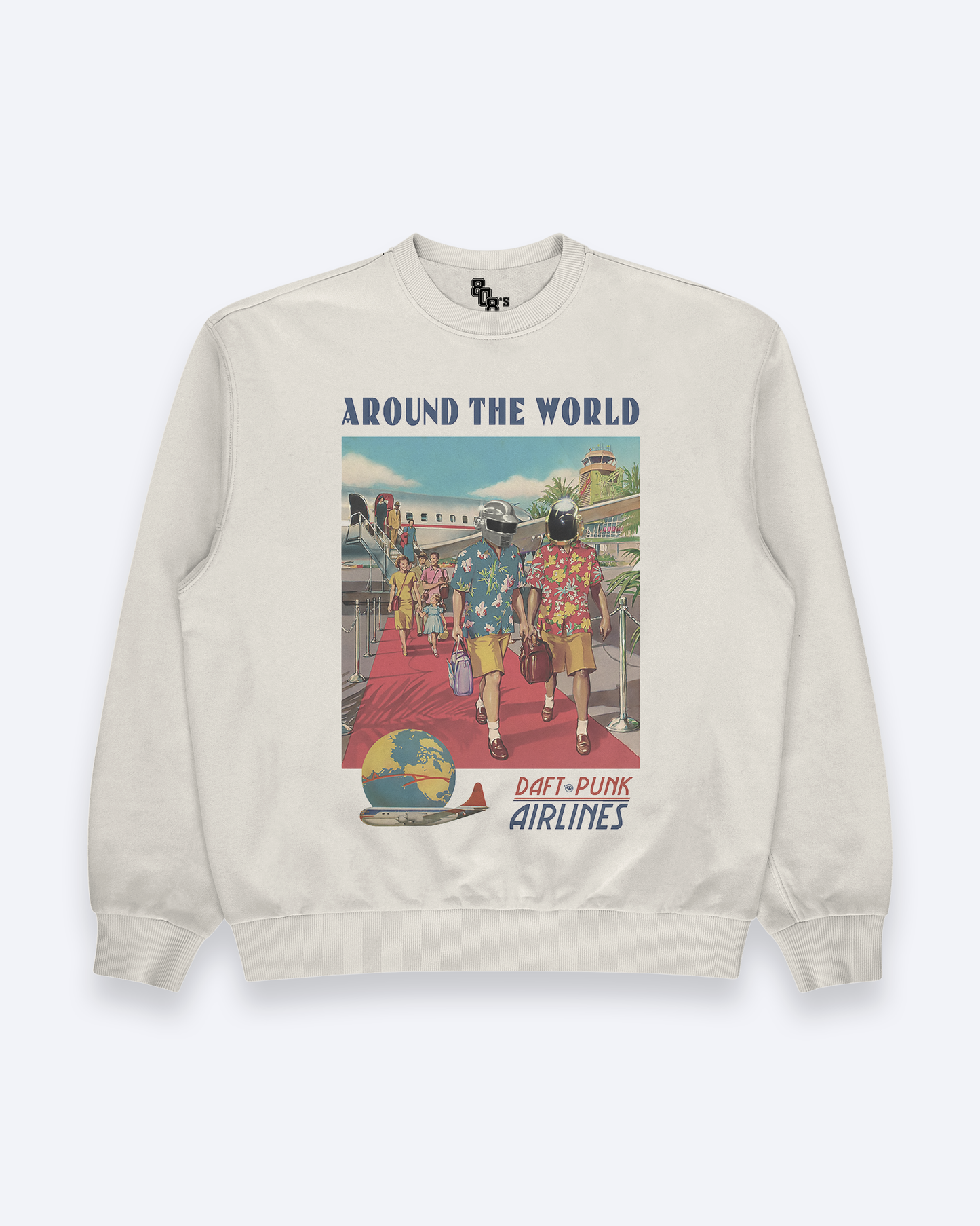 Around the World Airlines Sand Sweatshirt