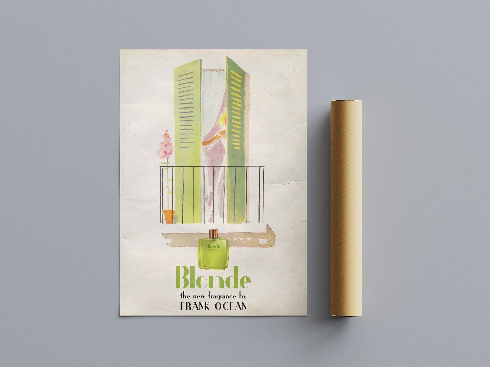 BLONDE INSPIRED VINTAGE ADVERTISING POSTER - 808's