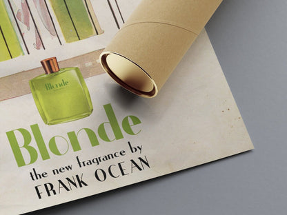 BLONDE INSPIRED VINTAGE ADVERTISING POSTER - 808's