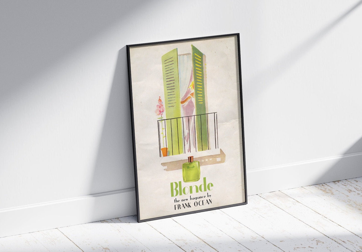 BLONDE INSPIRED VINTAGE ADVERTISING POSTER - 808's