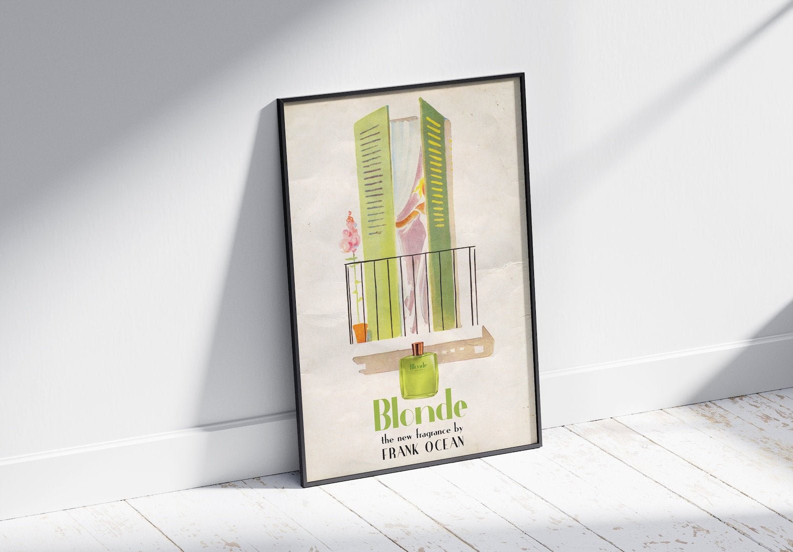 BLONDE INSPIRED VINTAGE ADVERTISING POSTER - 808's