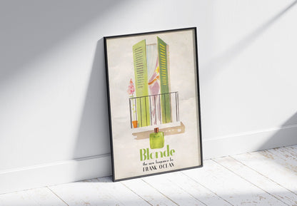 BLONDE INSPIRED VINTAGE ADVERTISING POSTER - 808's