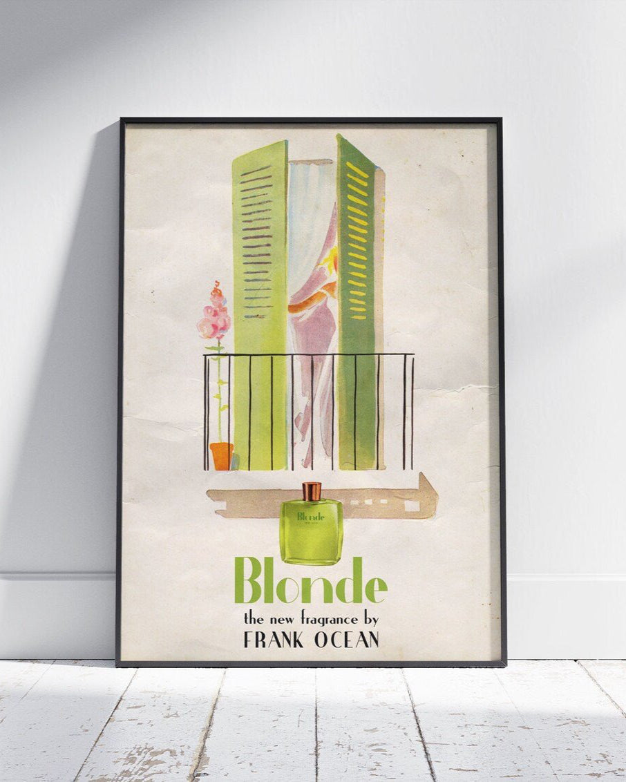 BLONDE INSPIRED VINTAGE ADVERTISING POSTER - 808's