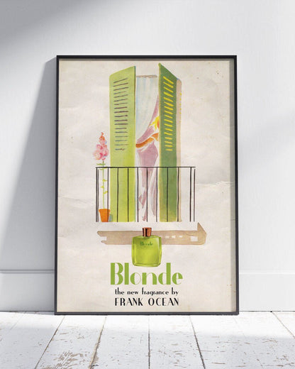 BLONDE INSPIRED VINTAGE ADVERTISING POSTER - 808's