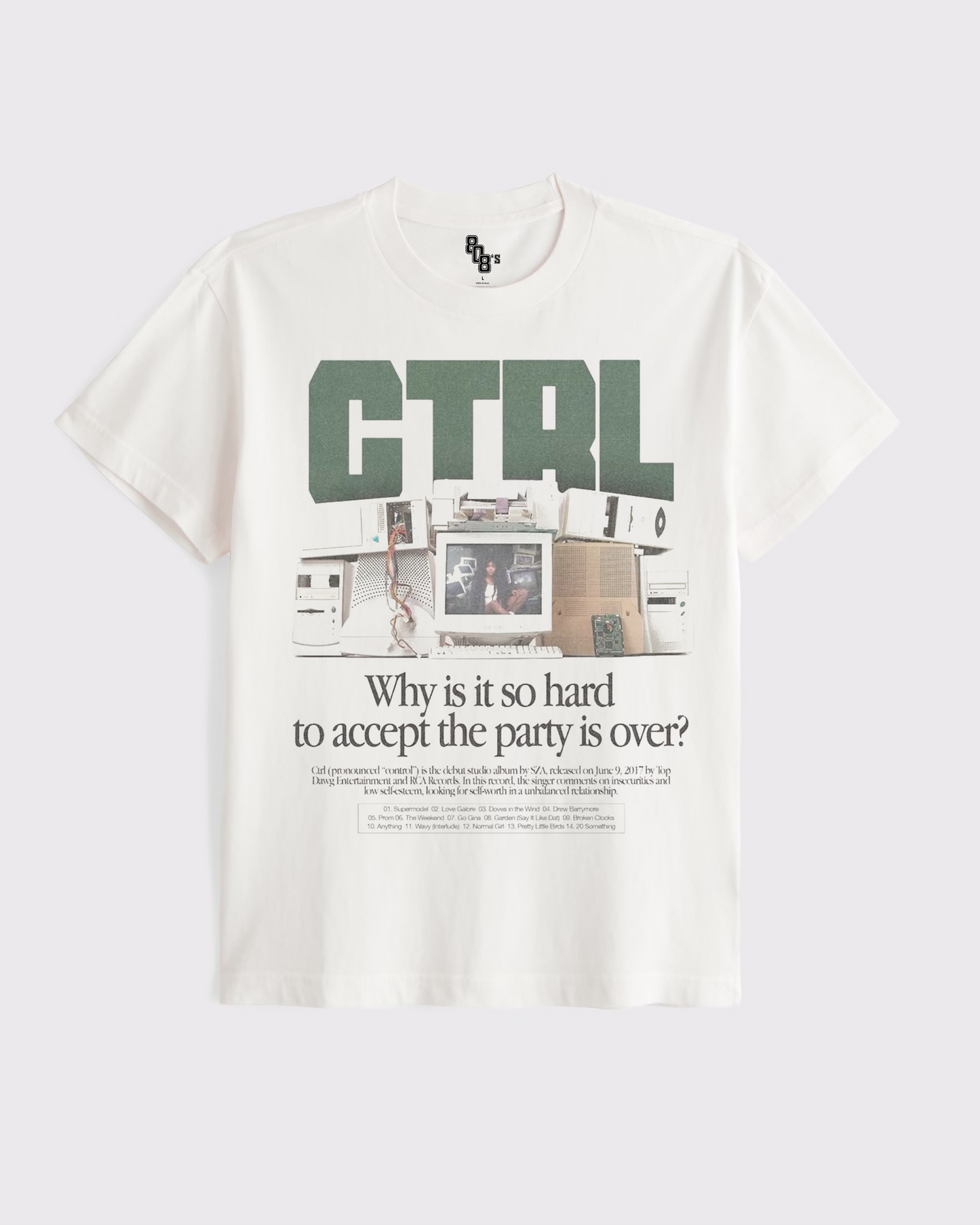 CTRL Y2K White Tee
