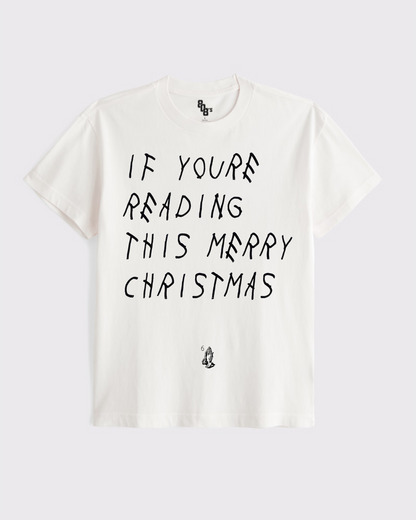 Christmas Drake White Tee