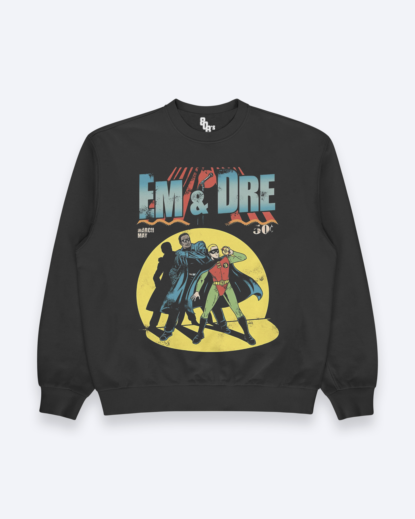 Em & Dre Comic Black Sweatshirt