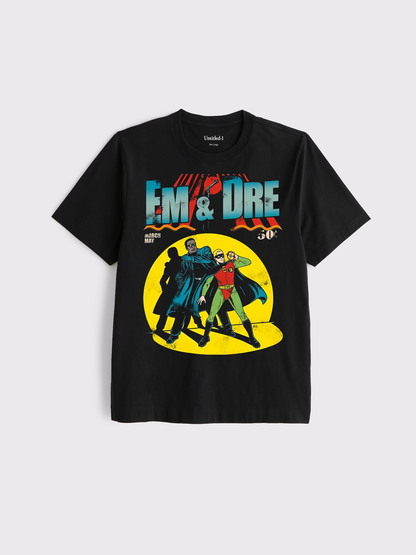 Em & Dre Comic Black Tee