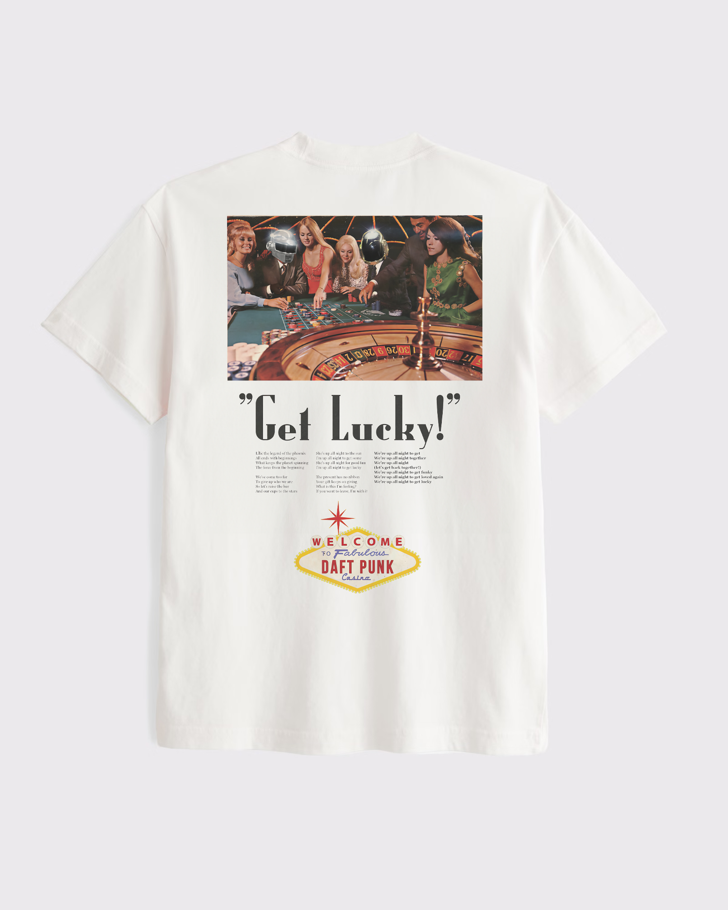 Get Lucky! White Tee