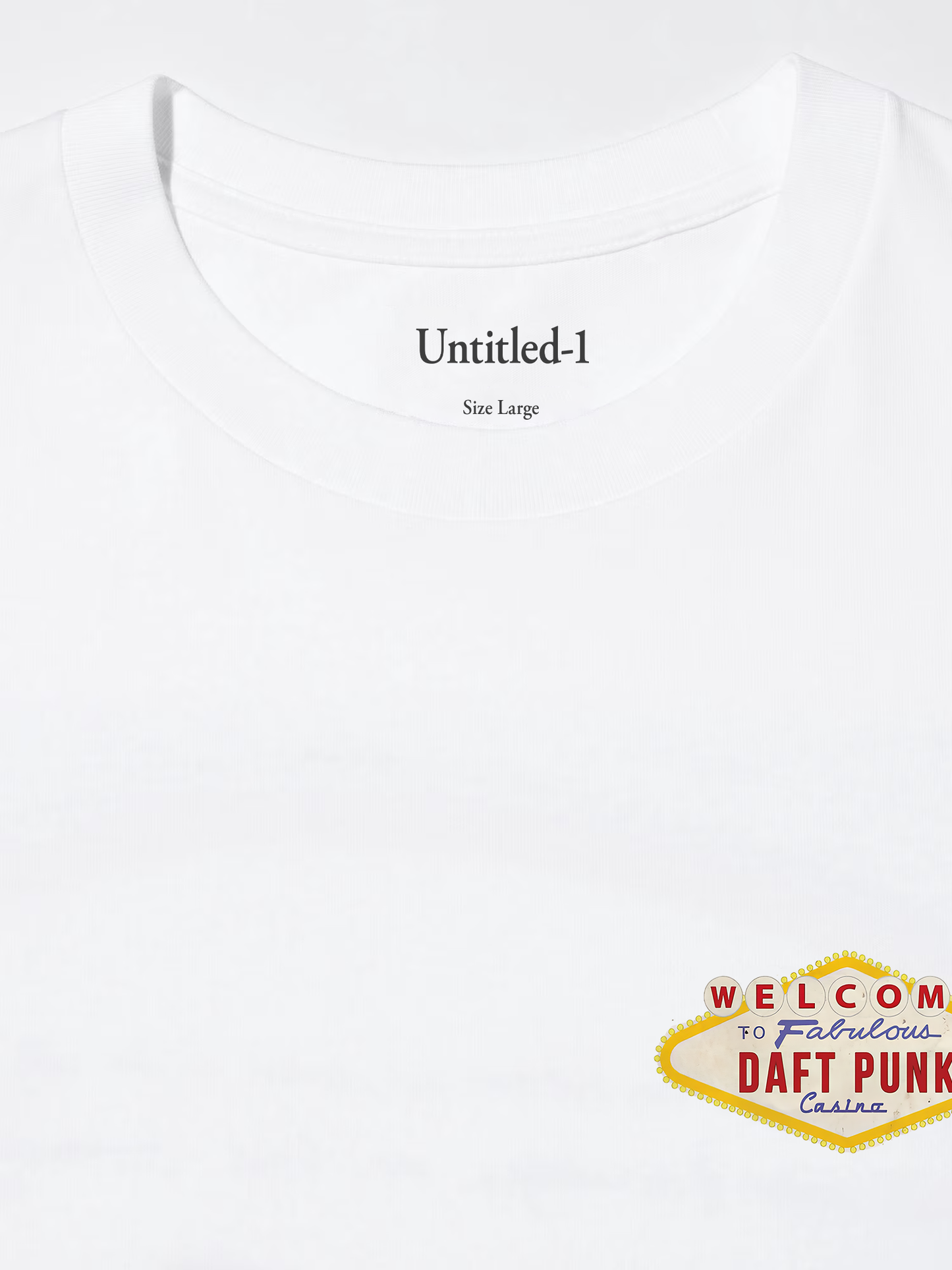 Get Lucky! White Tee