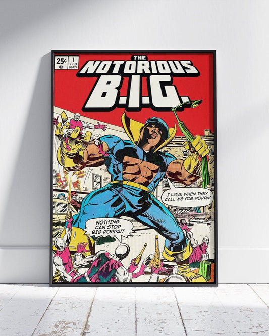 HYPNOTISE BIG GRAPHIC POSTER SUPERHERO COMIC STYLE - 808's