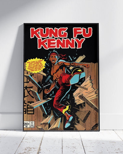 KUNG FU KENNY COMIC BOOK STYLE POSTER - 808's