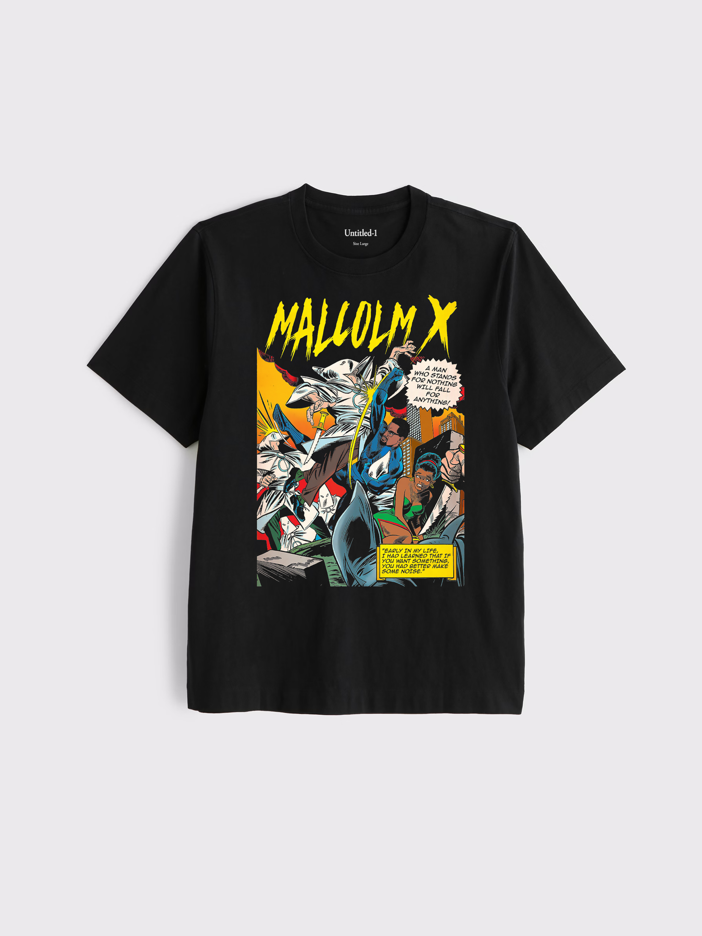 Malcolm X Comic Tee