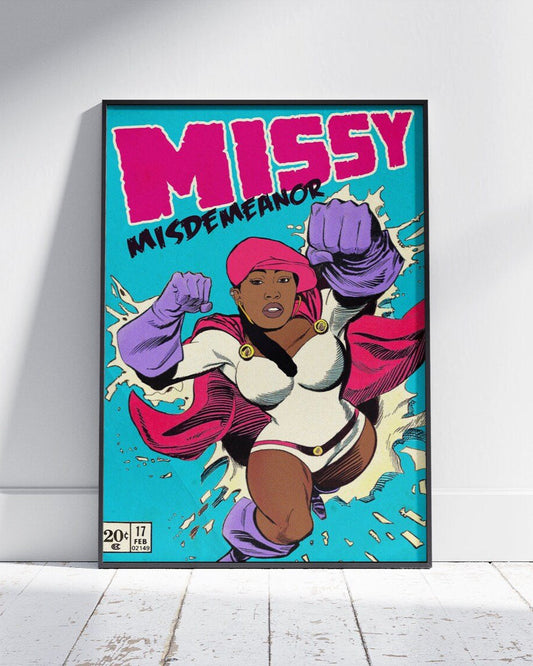 MISSY MISDEMEANOR COMIC POSTER - 808's