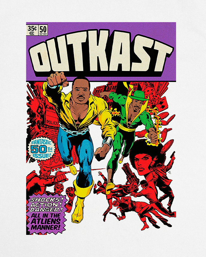 Outkast Comic White Tee