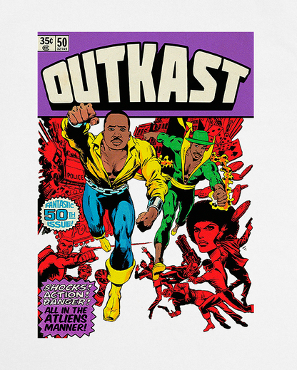 Outkast Comic White Tee