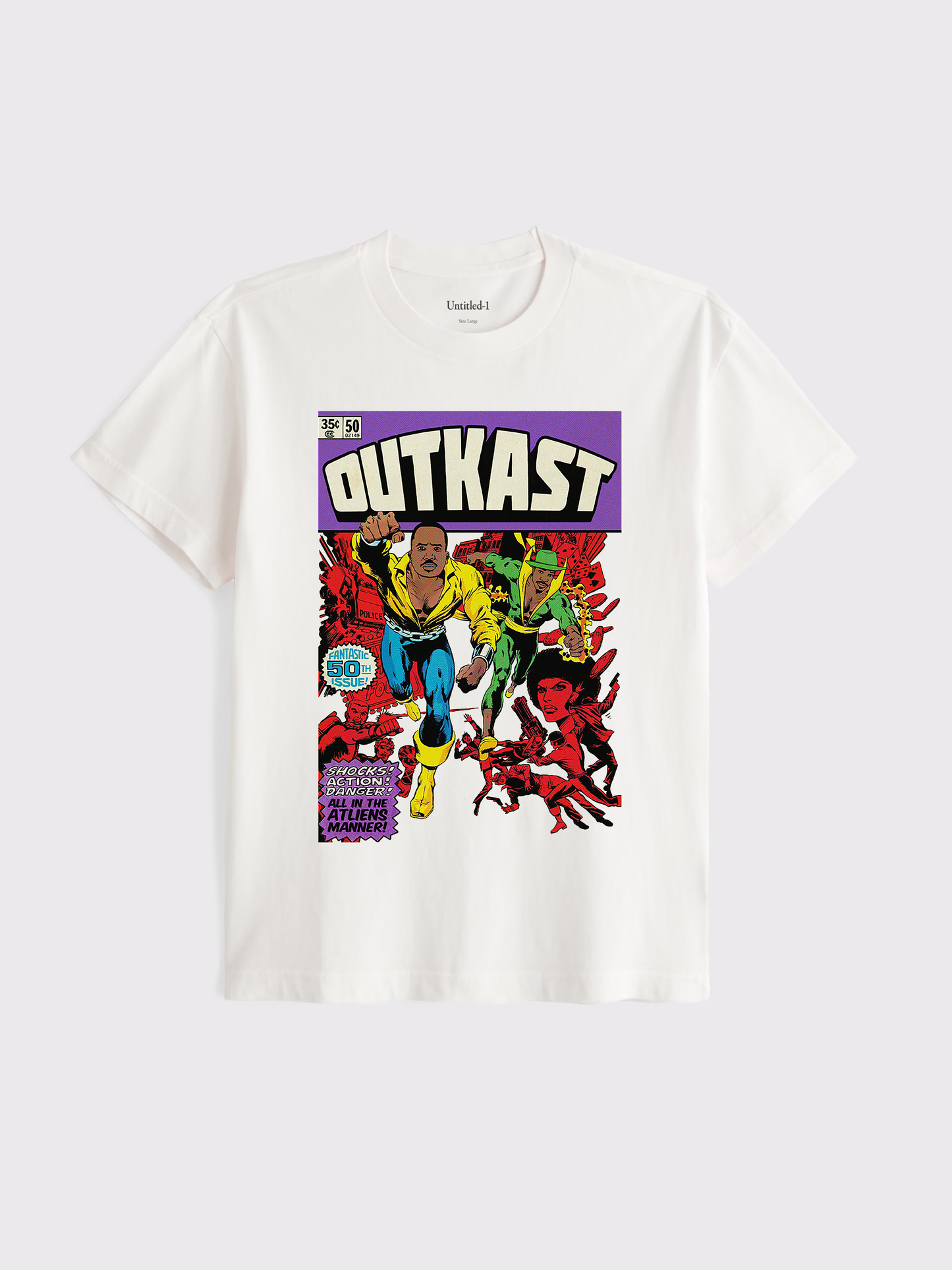 Outkast Comic White Tee