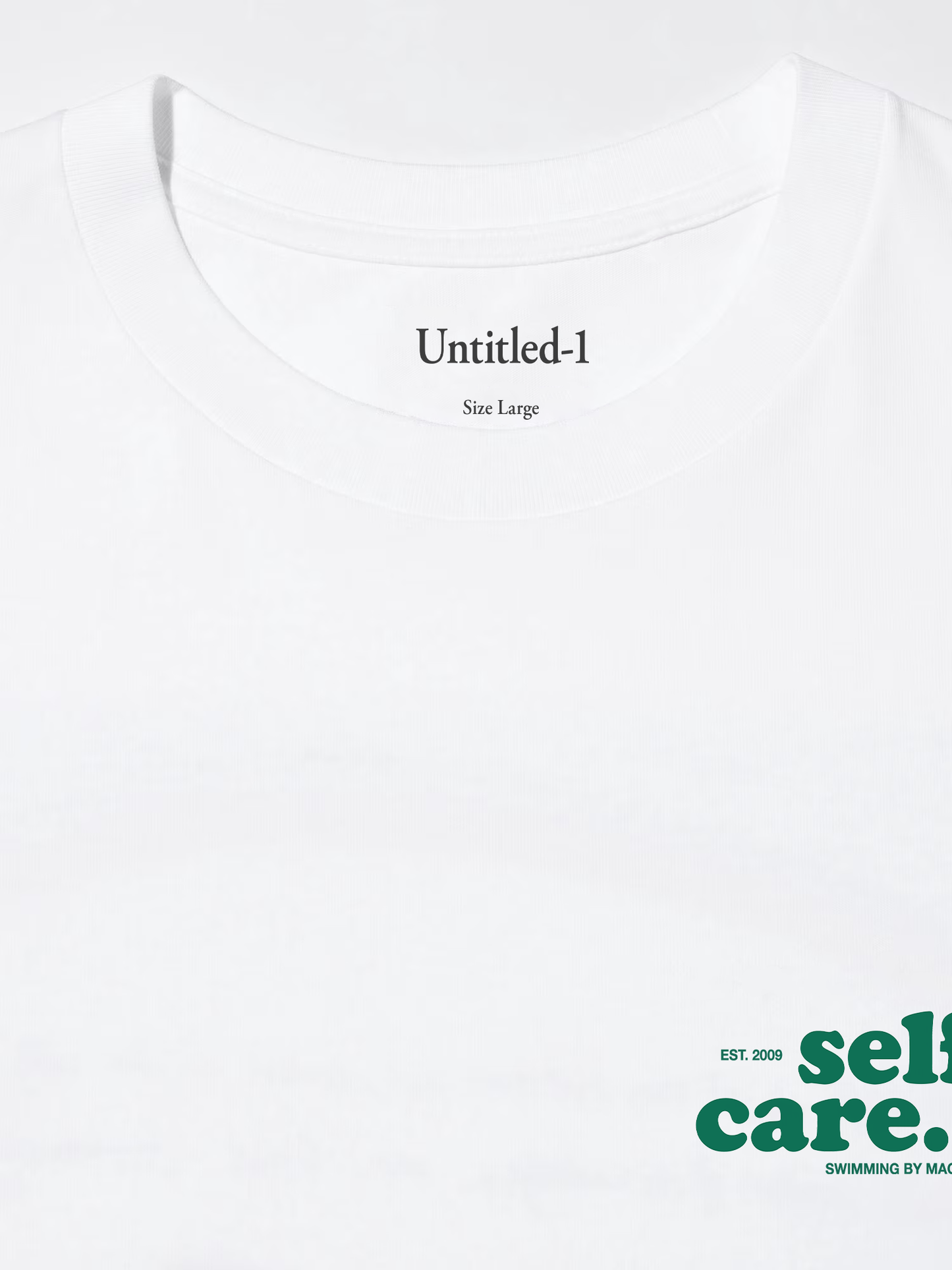 Self Care White Tee