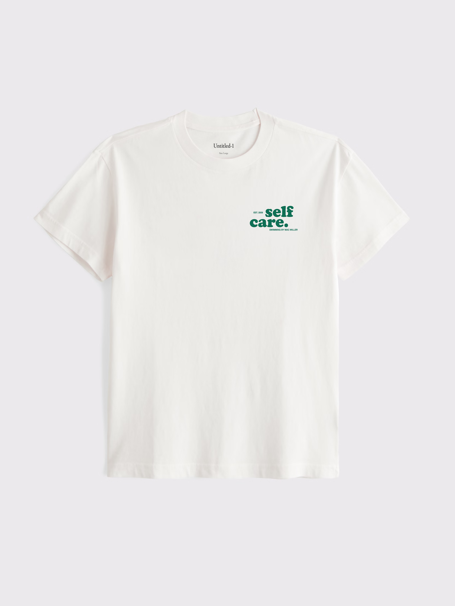 Self Care White Tee