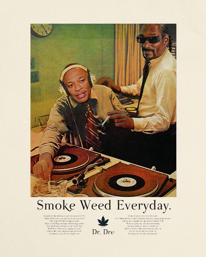Snoop & DRE Smoke Everyday Sand Tee