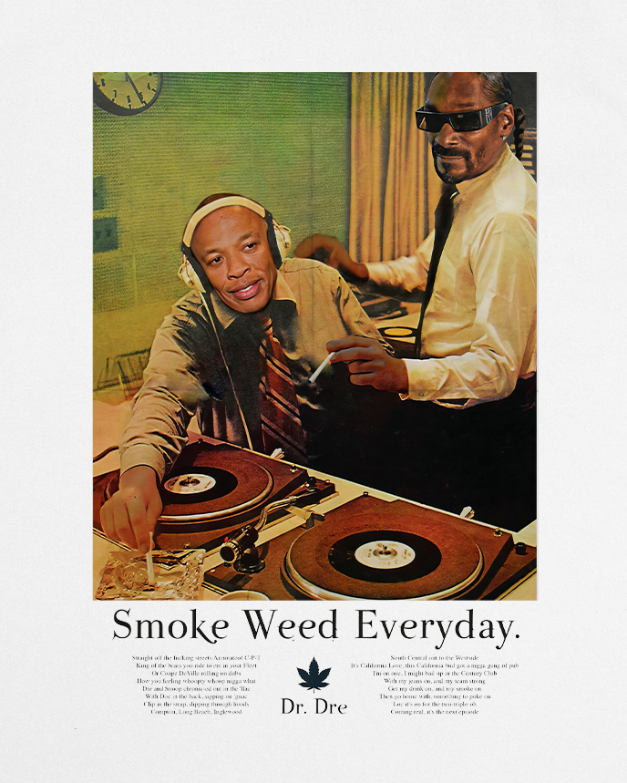 Snoop & DRE Smoke Everyday White Tee