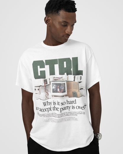 CTRL Y2K White Tee