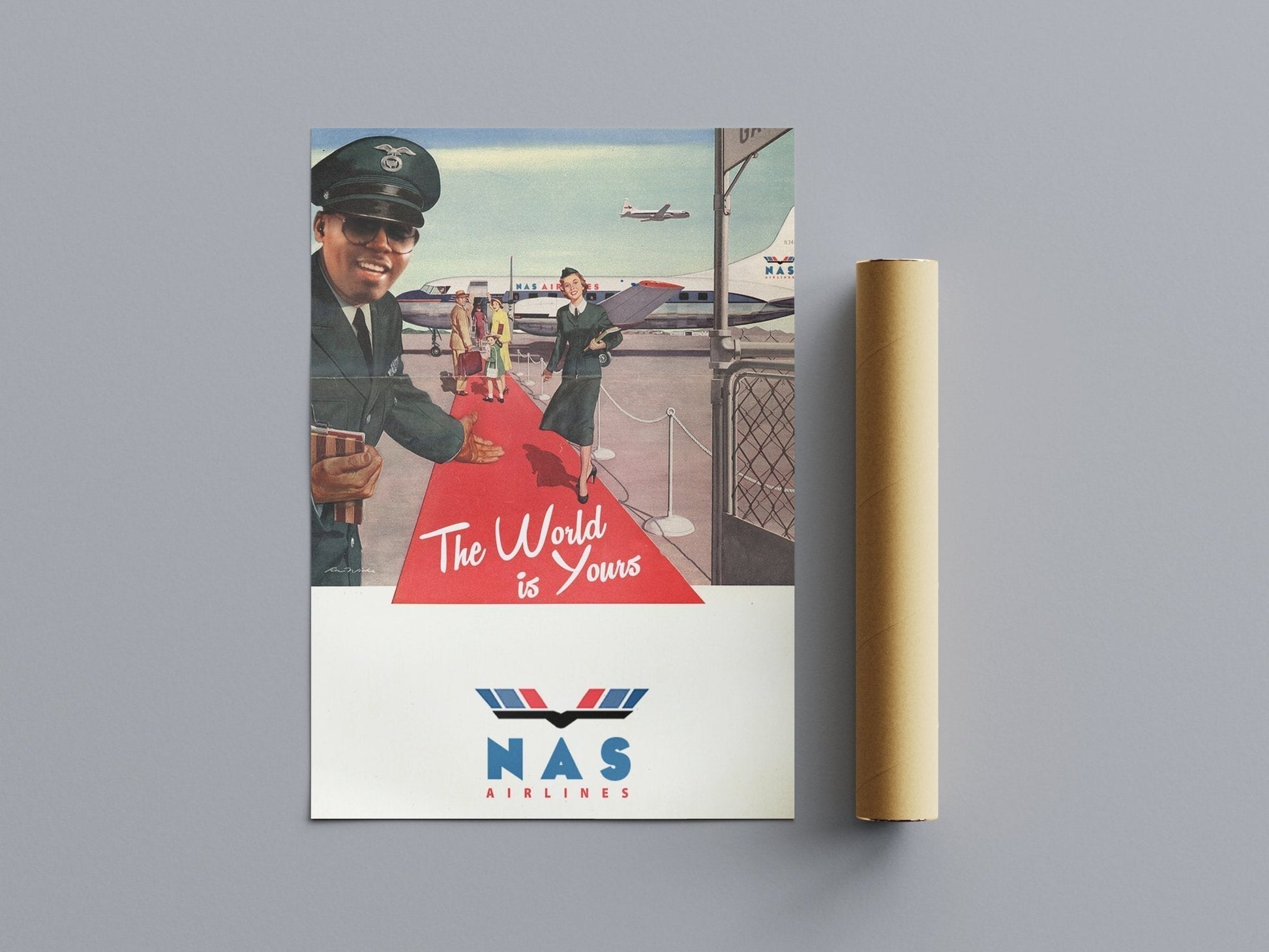 The World Is Yours Vintage Advertising Style Poster - 808's