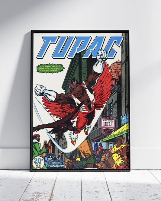 TUPAC INSPIRED COMIC BOOK POSTER - 808's